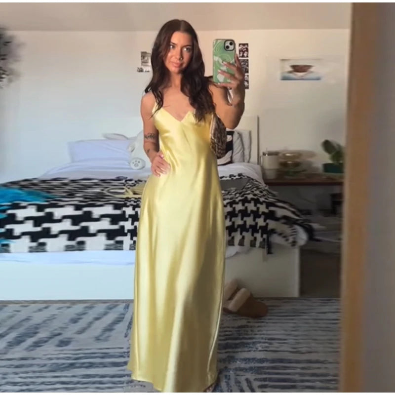 Robes Satin élégante