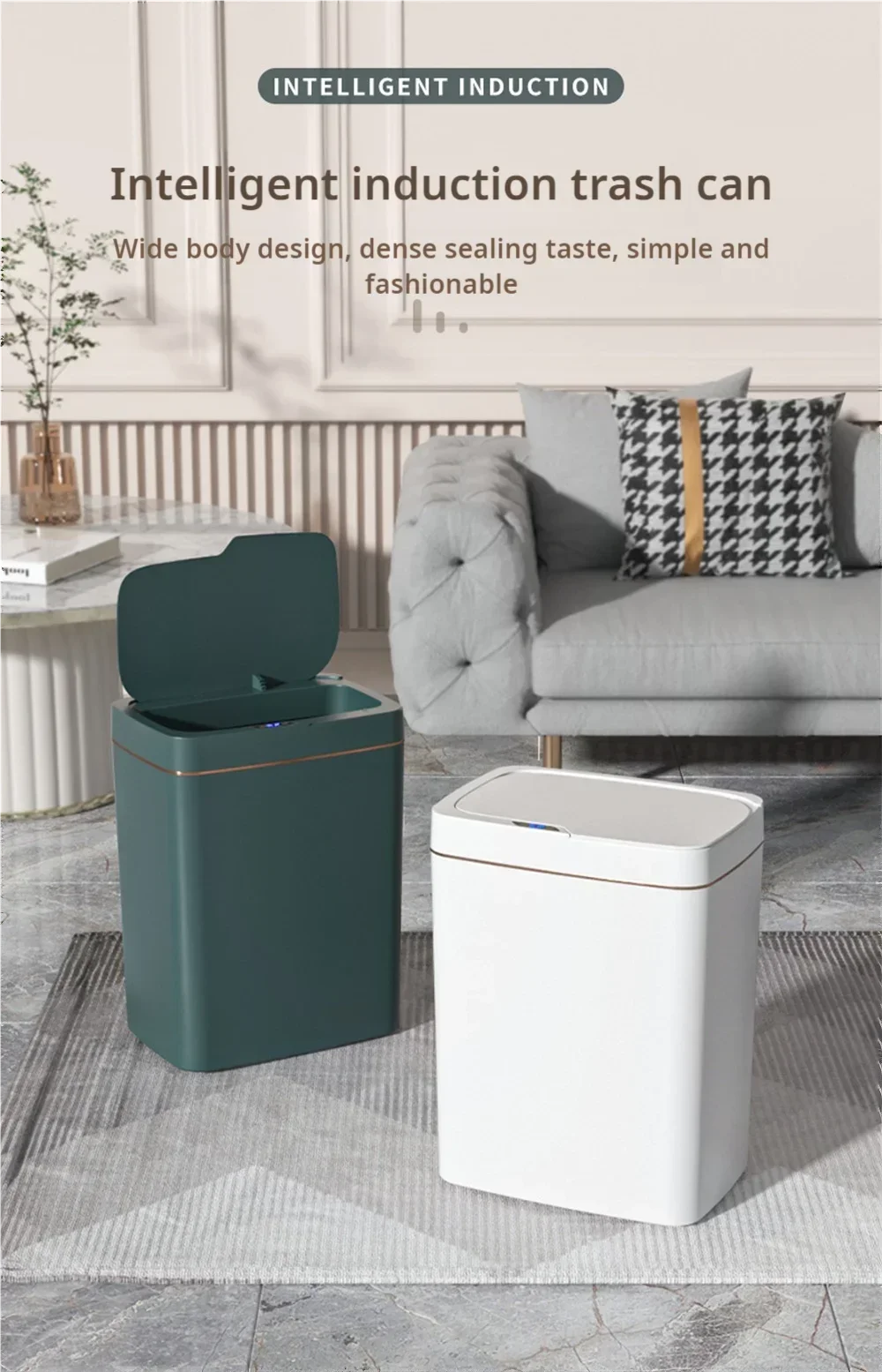Poubelle intelligente 15L