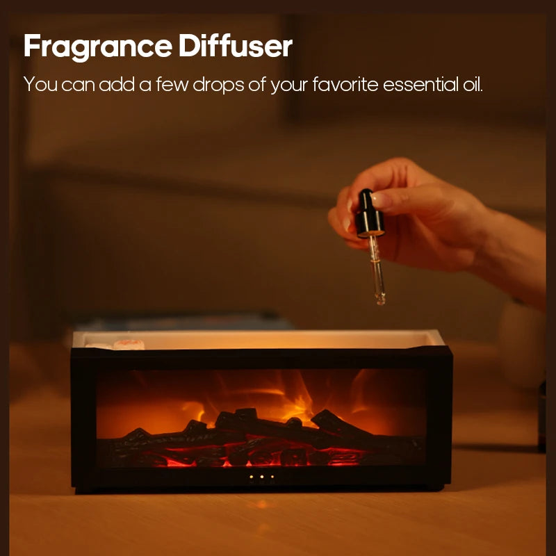Diffuseur d’Huiles Essentielles Effet Flamme – Kinscoter (150ml)