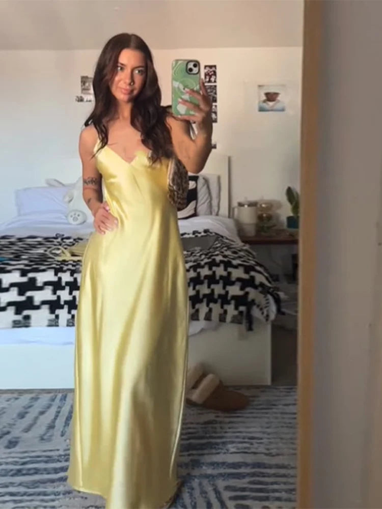 Robes Satin élégante