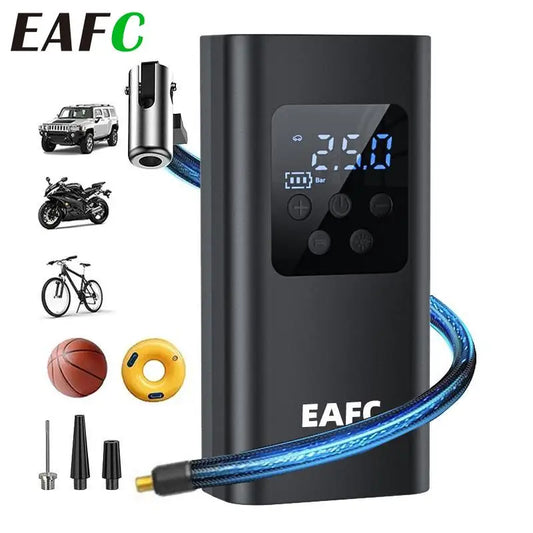 Mini Pompe à Air Portable – (Filaire &amp; Sans Fil)