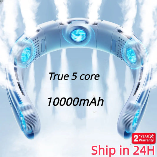 Ventilateur portable 10000mAh rechargeable, puissance