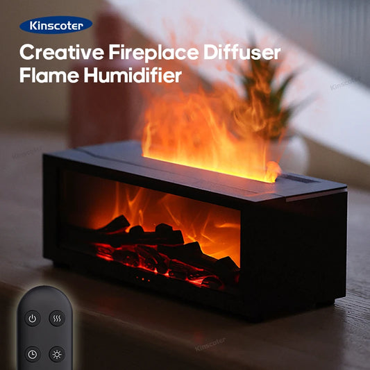 Diffuseur d’Huiles Essentielles Effet Flamme – Kinscoter (150ml)